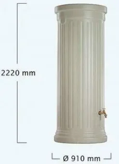 1000L Column Water Tank - Sand Beige 7 1000L Column Water Tank - Sand Beige -Gun Garden Shop 1000l column water tank sand beige 2 jpg