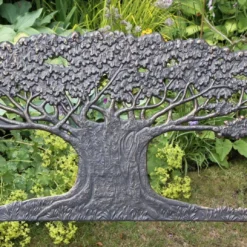 100% Cast Iron Garden Bench With Tree 10 100% Cast Iron Garden Bench With Tree -Gun Garden Shop 100 cast iron bench with tree theme 2 a jpg
