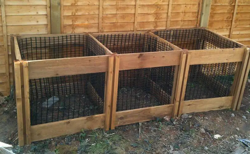 1150 Litre Blackdown Range Triple Leaf Mould Wooden Composter 1 1150 Litre Blackdown Range Triple Leaf Mould Wooden Composter