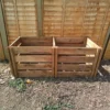 1200 Litre Blackdown Range Double Slotted Wooden Composter