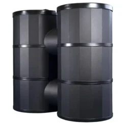 1200L Doublo Polytank Water Tank - Black