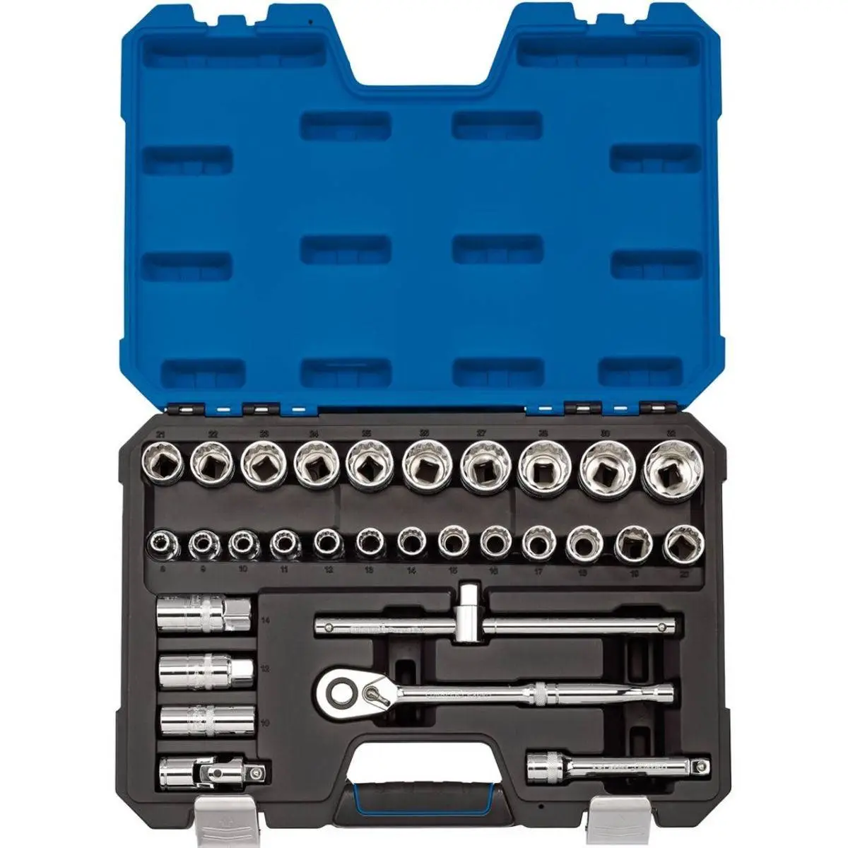 Draper Tools Metric Socket Set, 1/2" Sq. Dr. (30 Piece) 1 Draper Tools Metric Socket Set, 1/2" Sq. Dr. (30 Piece)