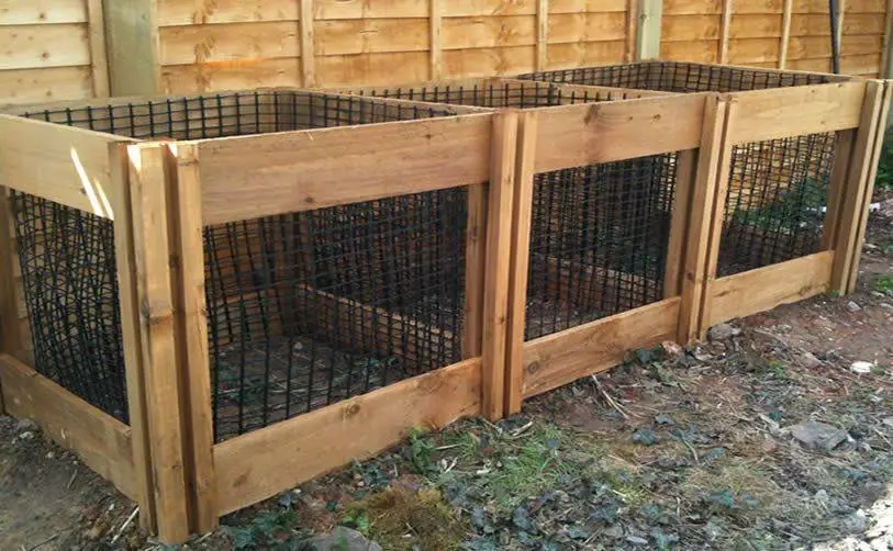 1900 Litre Blackdown Range Triple Leaf Mould Wooden Composter 1 1900 Litre Blackdown Range Triple Leaf Mould Wooden Composter