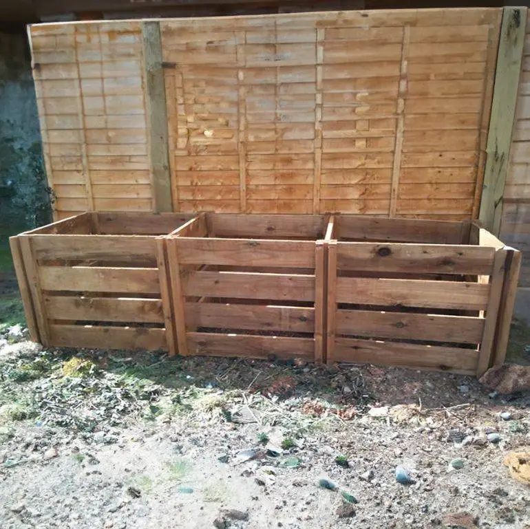 1900 Litre Blackdown Range Triple Slotted Wooden Composter 1 1900 Litre Blackdown Range Triple Slotted Wooden Composter