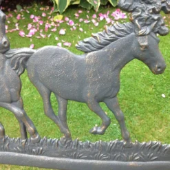 100% Cast Iron Garden Bench With Horses And Tree 7 100% Cast Iron Garden Bench With Horses And Tree -Gun Garden Shop 191329 3 jpg