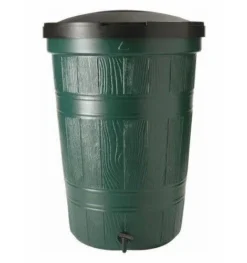 200L Garden Lake Water Butt Twin Pack Kit With Standard Diverter -Gun Garden Shop 200l garden lake water butt 3 2 1 jpg