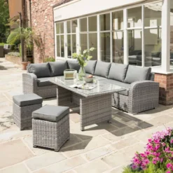 Longbeach Corner Lounge Set - Grey