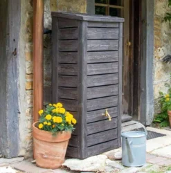 230L Norway Wood Effect Water Butt -Gun Garden Shop 230l norway wood effect water butt 3 2 jpg