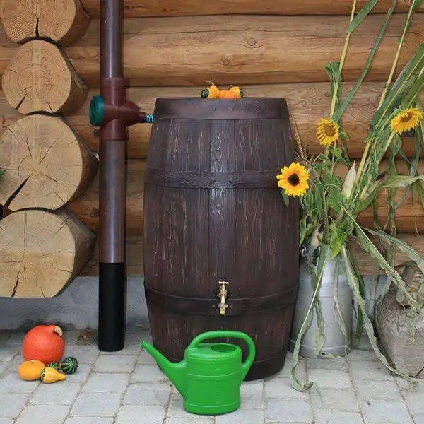 250L Barrique Oak Wood Effect Water Butt Barrel 4 250L Barrique Oak Wood Effect Water Butt Barrel - Image 4