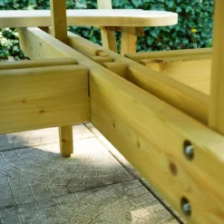 Swedish Redwood Circular Picnic Bench With Backrests 5 Swedish Redwood Circular Picnic Bench With Backrests -Gun Garden Shop 253023 01 08 1 jpg