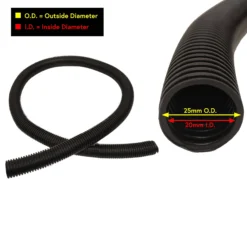Extension Hose 20mm I.D. / 25mm O.D. - 5 Meters
