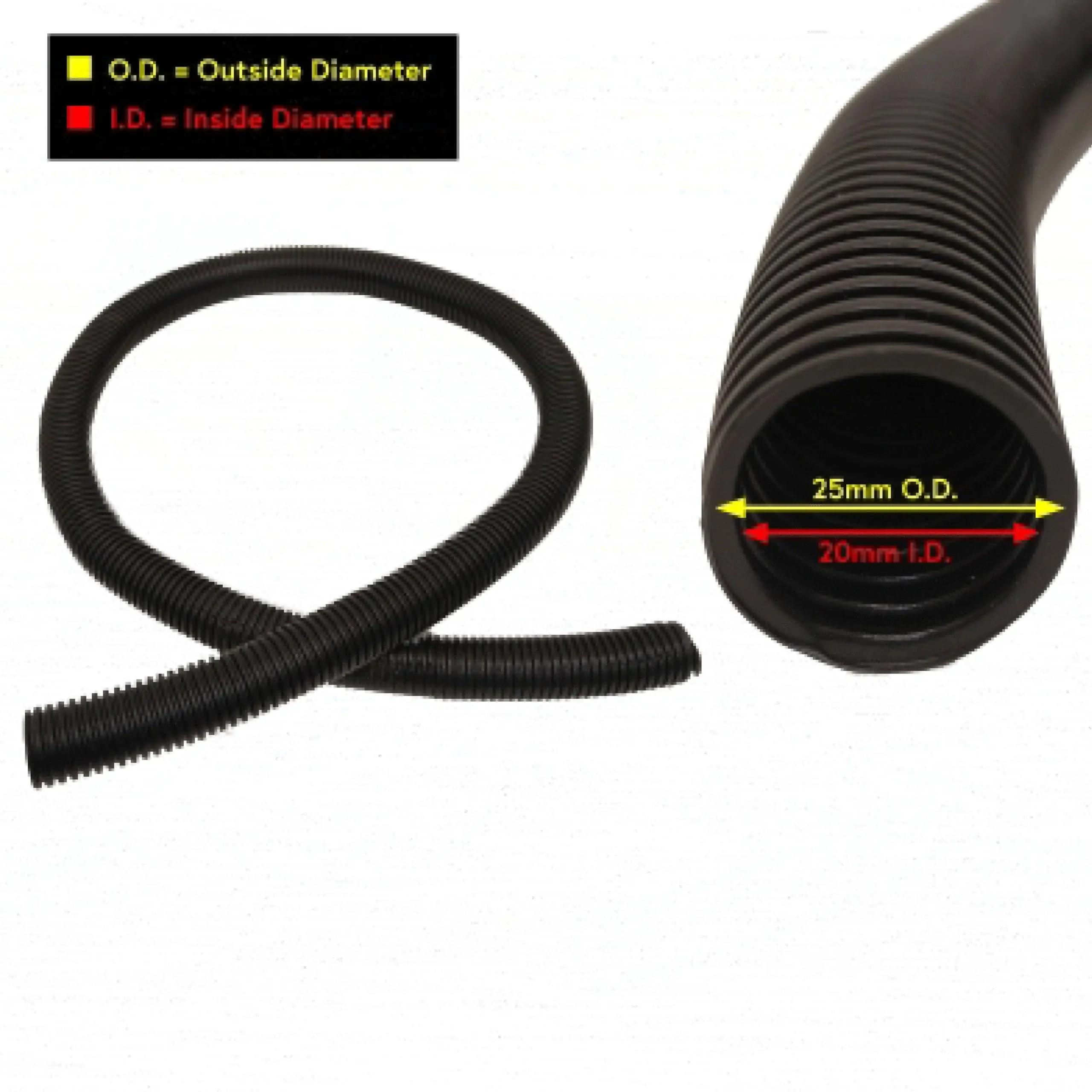 Extension Hose 20mm I.D. / 25mm O.D. (Per Meter) 1 Extension Hose 20mm I.D. / 25mm O.D. (Per Meter)