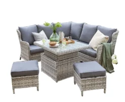 Rattan Wroxham 6 Seater Mini Corner In Grey -Gun Garden Shop 26006 cutout jpg