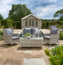 Wroxham 4 Seater Rattan Outdoor Lounge Set