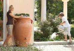 260L Antique WALL Amphora Water Butt - Terracotta Effect 5 260L Antique WALL Amphora Water Butt - Terracotta Effect -Gun Garden Shop 260l antique wall amphora water butt 2 2 jpg