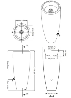 300L 2 IN 1 Water Tank In Mocca 5 300L 2 IN 1 Water Tank In Mocca -Gun Garden Shop 3 4517 8 and 9 300l 2 in 1 png