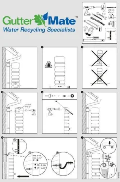 300L Basic Rainwater Wall Tank In Green 6 300L Basic Rainwater Wall Tank In Green -Gun Garden Shop 300 basic instructions 2 jpg