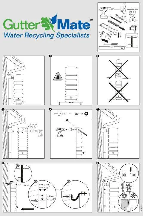 300L Basic Rainwater Wall Tank In Green 3 300L Basic Rainwater Wall Tank In Green - Image 3