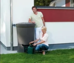 Grey 300L Lanzarote Water Butt With Stand 10 Grey 300L Lanzarote Water Butt With Stand -Gun Garden Shop 300l lanzarote water butt with stand 2 2 jpg