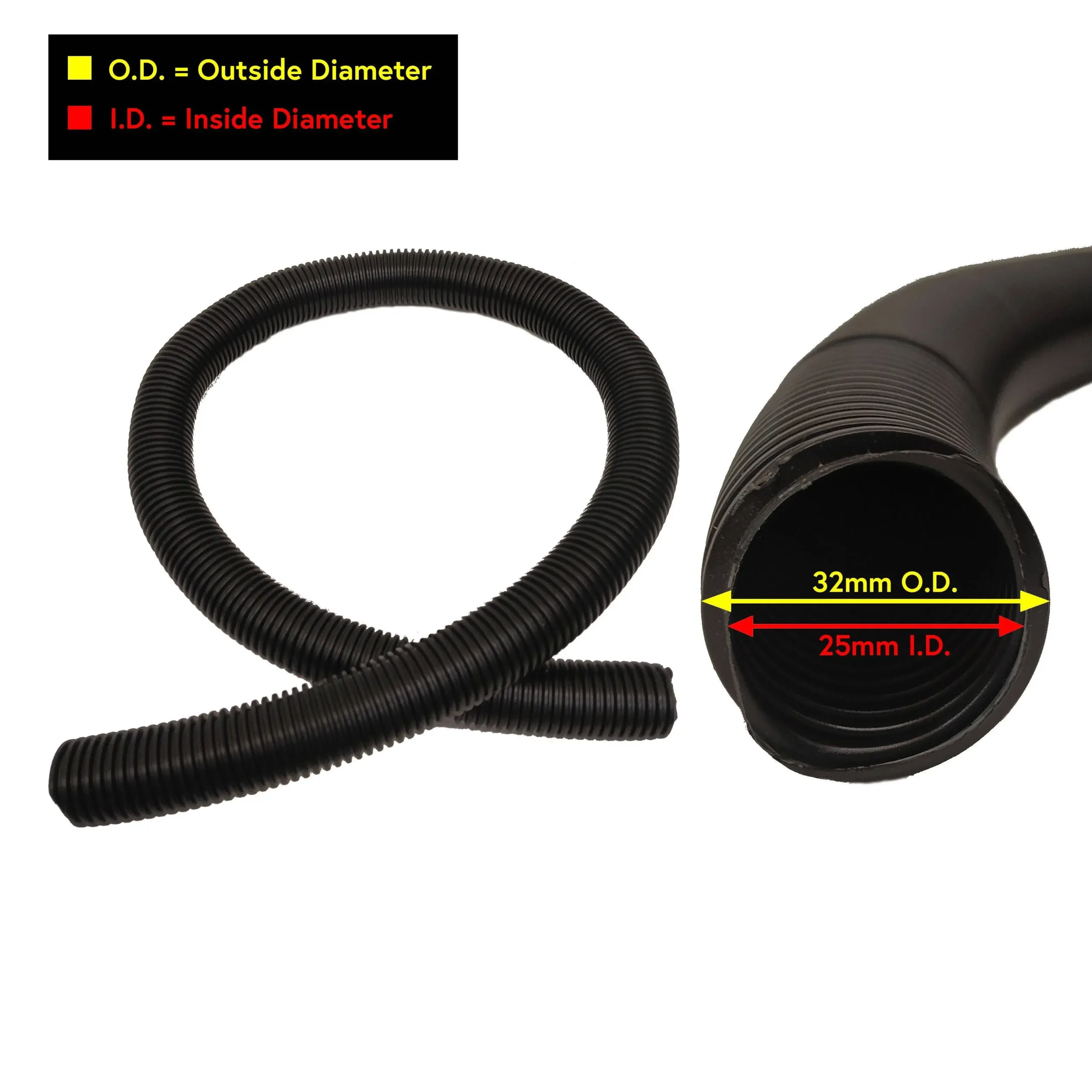 Extension Hose 25mm I.D. / 32mm O.D. (Per Meter) 1 Extension Hose 25mm I.D. / 32mm O.D. (Per Meter)