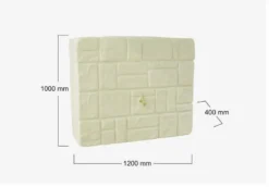 300L Stone Wall Water Tank -Gun Garden Shop 340l stone wall water tank 4 2 jpg