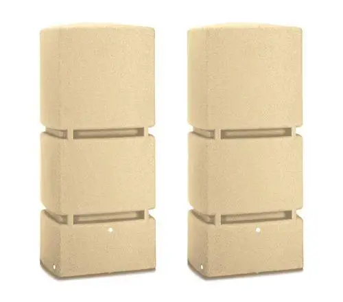 1600L 3P Technik Rain Tank System - Sandstone 1 1600L 3P Technik Rain Tank System - Sandstone