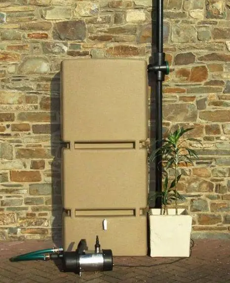 2400L 3P Technik Rain Tank System - Sandstone 2 2400L 3P Technik Rain Tank System - Sandstone - Image 2