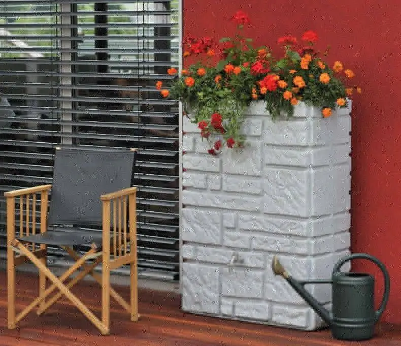 300L Maurano Stone Effect Water Butt - Granite 2 300L Maurano Stone Effect Water Butt - Granite - Image 2