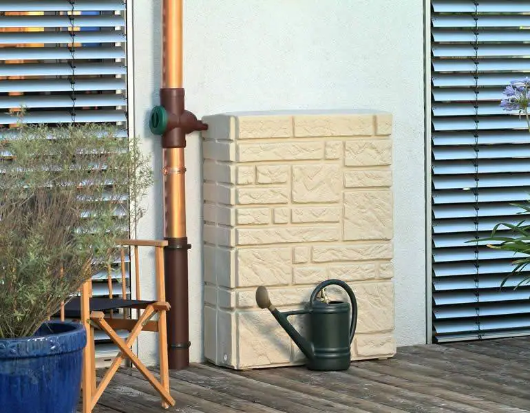 300L Maurano Stone Effect Water Butt - Sandstone 2 300L Maurano Stone Effect Water Butt - Sandstone - Image 2