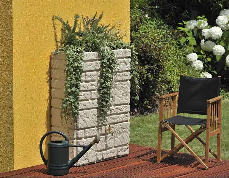 300L Maurano Stone Effect Water Butt - Sandstone 1 300L Maurano Stone Effect Water Butt - Sandstone