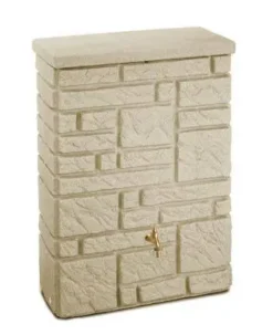 300L Maurano Stone Effect Water Butt - Sandstone 5 300L Maurano Stone Effect Water Butt - Sandstone -Gun Garden Shop 3p technik decorative maurano stone wall effect water butt tanks sandstone 4 jpg