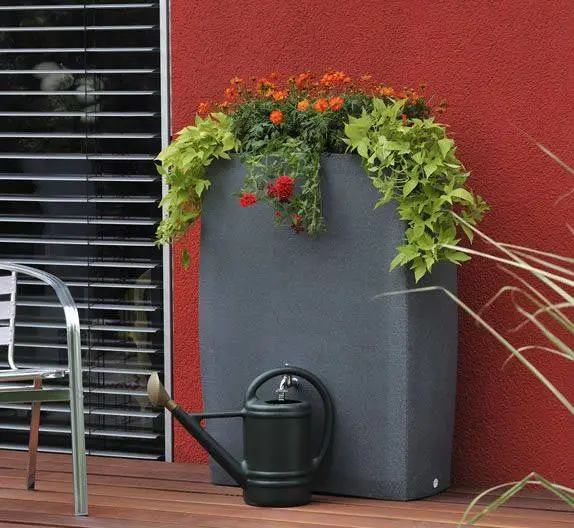 275L Noblesse Decorative Water Butt - Charcoal 2 275L Noblesse Decorative Water Butt - Charcoal - Image 2