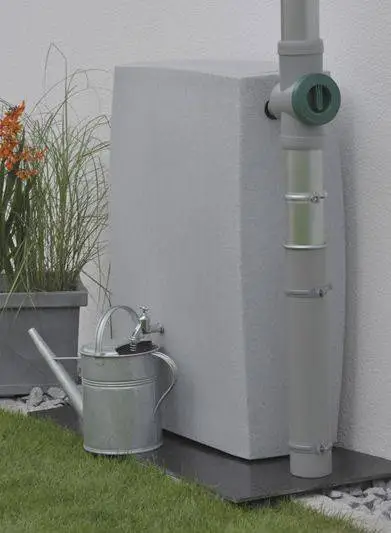 275L Noblesse Decorative Water Butt - Granite 2 275L Noblesse Decorative Water Butt - Granite - Image 2