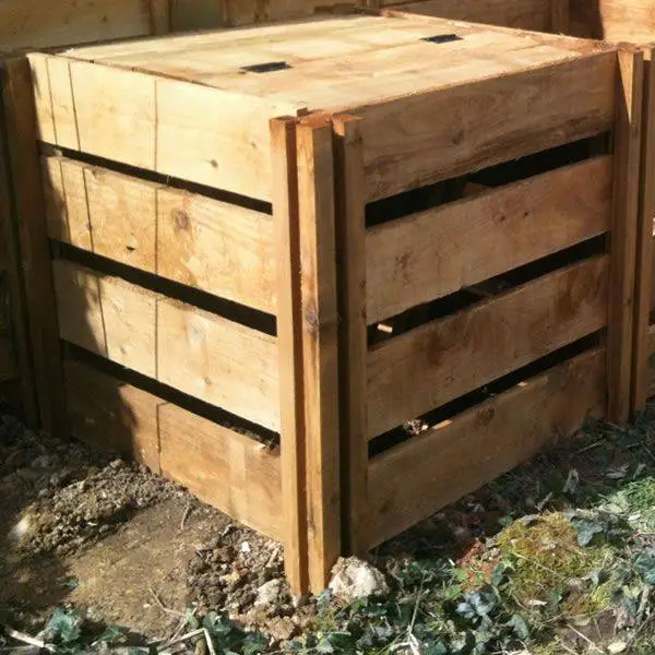 400 Litre Blackdown Range Single Slotted Wooden Composter With Lid 1 400 Litre Blackdown Range Single Slotted Wooden Composter With Lid