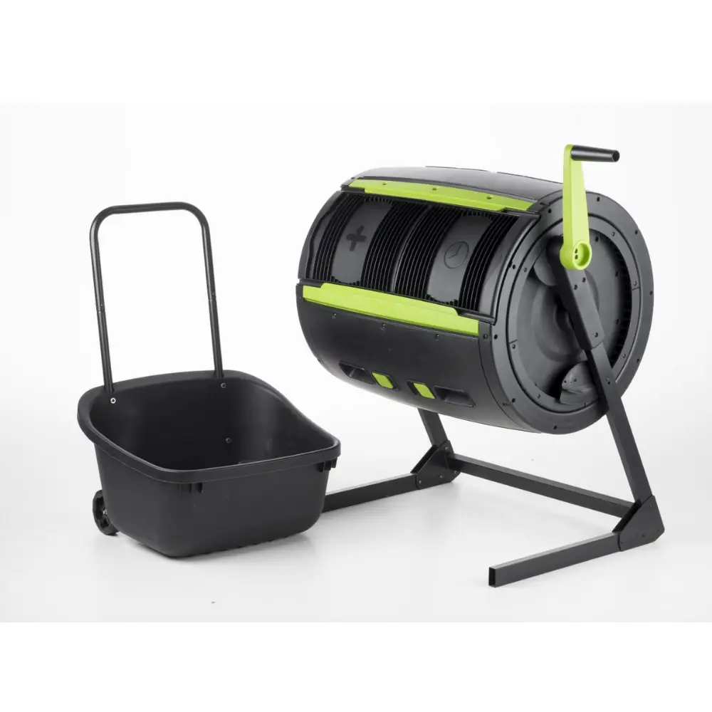 Maze 245 Litre Compost Tumbler + 55 Litre Composting Cart Set 5 Maze 245 Litre Compost Tumbler + 55 Litre Composting Cart Set - Image 5