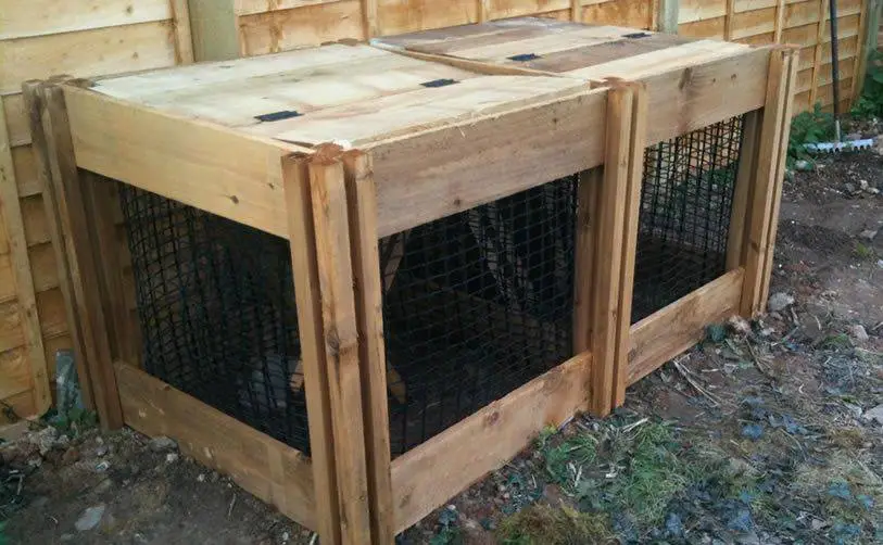 800 Litre Blackdown Range Double Leaf Mould Wooden Composter With Lids 1 800 Litre Blackdown Range Double Leaf Mould Wooden Composter With Lids