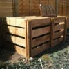 800 Litre Blackdown Range Double Slotted Wooden Composter With Lids