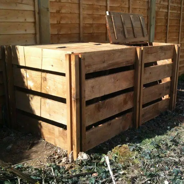 800 Litre Blackdown Range Double Slotted Wooden Composter With Lids 1 800 Litre Blackdown Range Double Slotted Wooden Composter With Lids