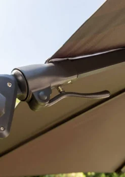 3 X 3m Royce Executive Cantilever Parasol - Carbon Grey -Gun Garden Shop 87410 3 jpg