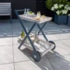 Florenity Galaxy Drinks Trolley - Grey