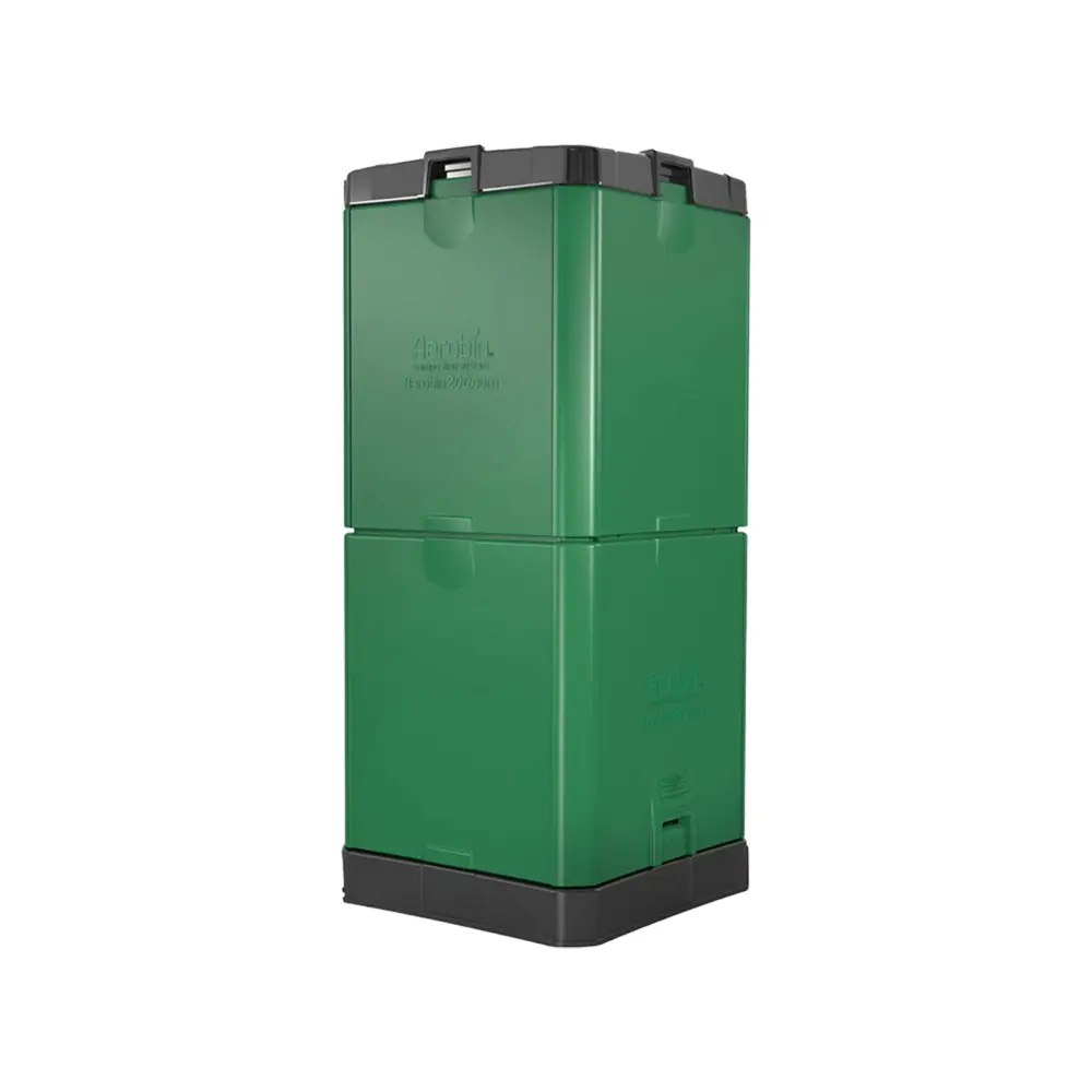 200 Litre Aerobin Hot Composter - Brunswick Green With Leachate Hose Extension Kit 1 200 Litre Aerobin Hot Composter - Brunswick Green With Leachate Hose Extension Kit