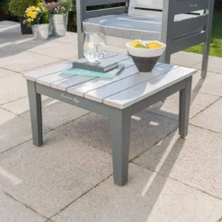 Florenity Grigio Side Table - Grey