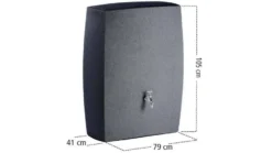 275L Noblesse Decorative Water Butt - Charcoal 9 275L Noblesse Decorative Water Butt - Charcoal -Gun Garden Shop 9000357k noblesse charcoal 270l photo1 900x506 jpg