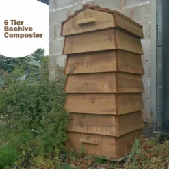 Gun Garden Shop 32 Blackdown Beehive Wooden Composter - 6 Tier - Pre Built