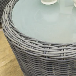 4 Seater Rowlinson Bunbury Sofa Set Grey Weave -Gun Garden Shop bungwset bunburysofasetgrey 05 jpg