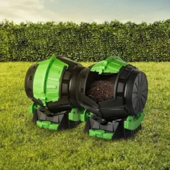 2 X 50L Rolling Barrel Composter (100L)