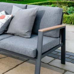 5 Seater Easton Garden Lounge Set In Dark Grey 6 5 Seater Easton Garden Lounge Set In Dark Grey -Gun Garden Shop easton 4 pcs lounge set cameo 3 jpg