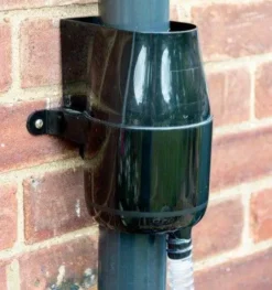 200L Garden Lake Water Butt Twin Pack Kit With Stand, Diverter & Linking Kit 14 200L Garden Lake Water Butt Twin Pack Kit With Stand, Diverter & Linking Kit -Gun Garden Shop guttermate black 2 5 jpg