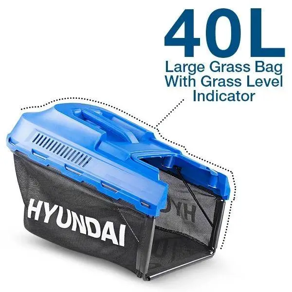 Hyundai 38cm Corded Electric 1600w 230v/240v Roller Mulching Lawnmower | HYM3800E 5 Hyundai 38cm Corded Electric 1600w 230v/240v Roller Mulching Lawnmower | HYM3800E - Image 5