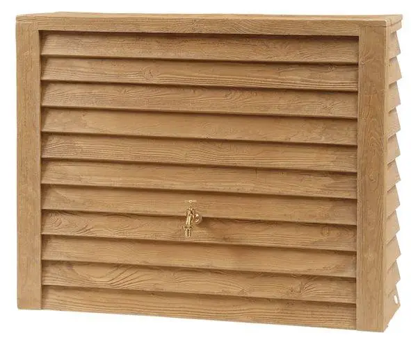 350L Woody Wall Tank - Light Brown 2 350L Woody Wall Tank - Light Brown - Image 2